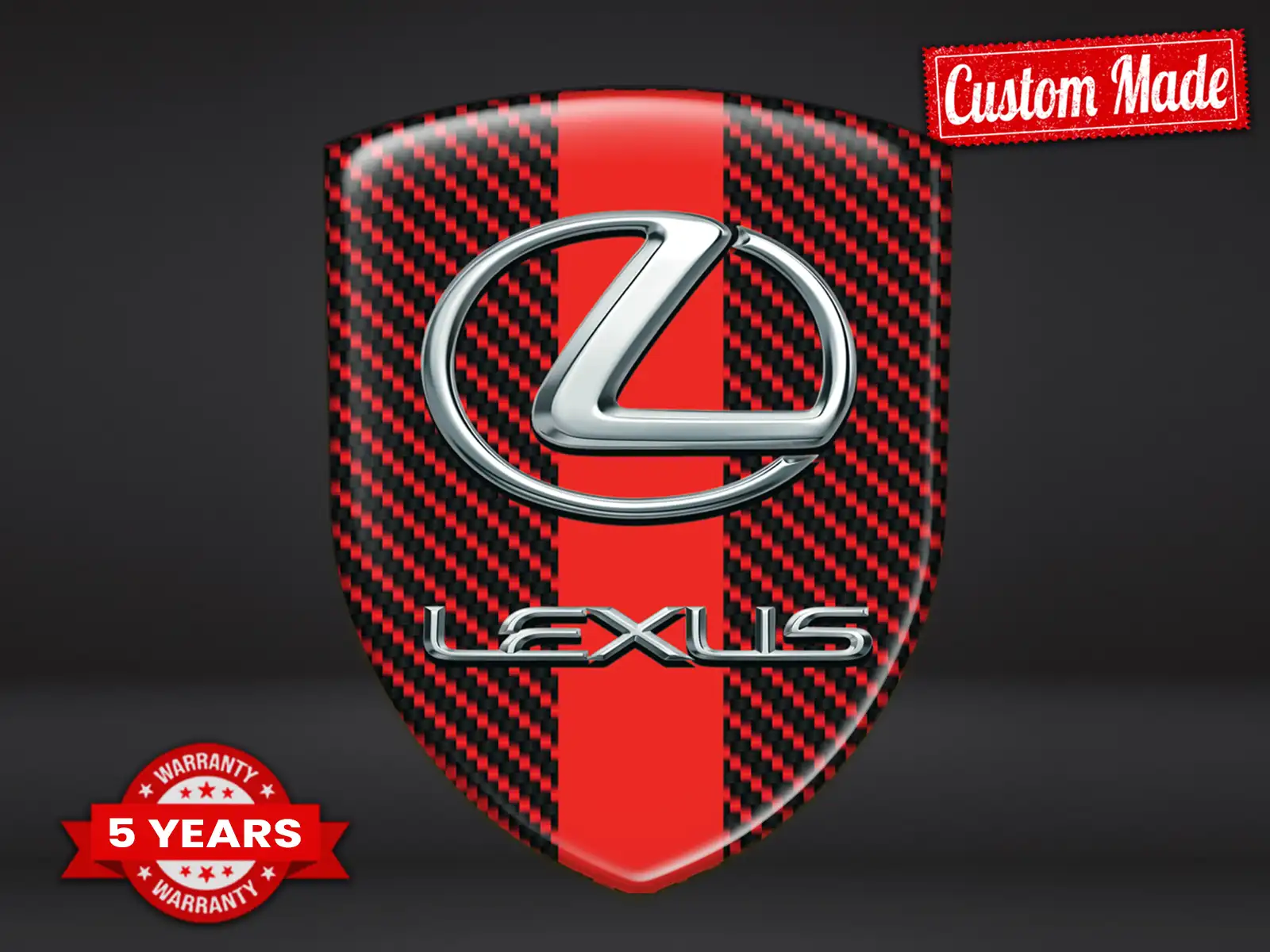 Lexus Silikonabzeichen Auto Pro Max Stilvoll Robust Design